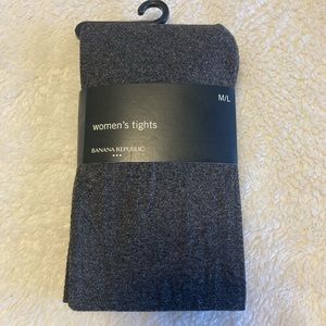 Banana Republic Gray Tights M/L NWT